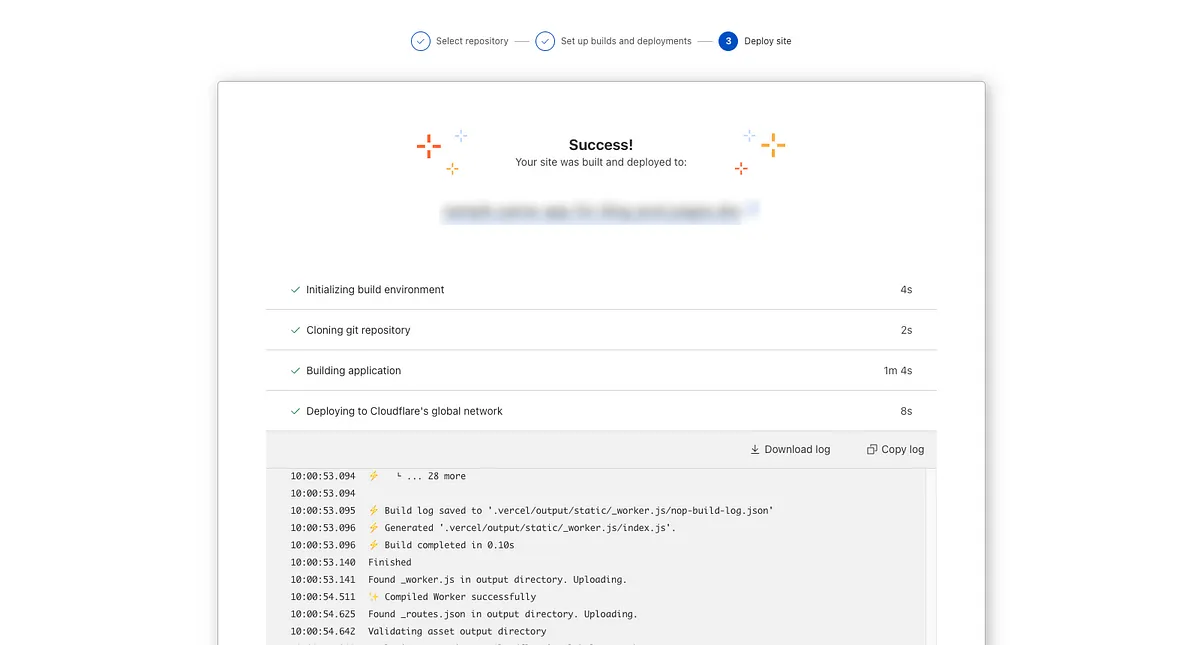 cloudfare-deploy-success